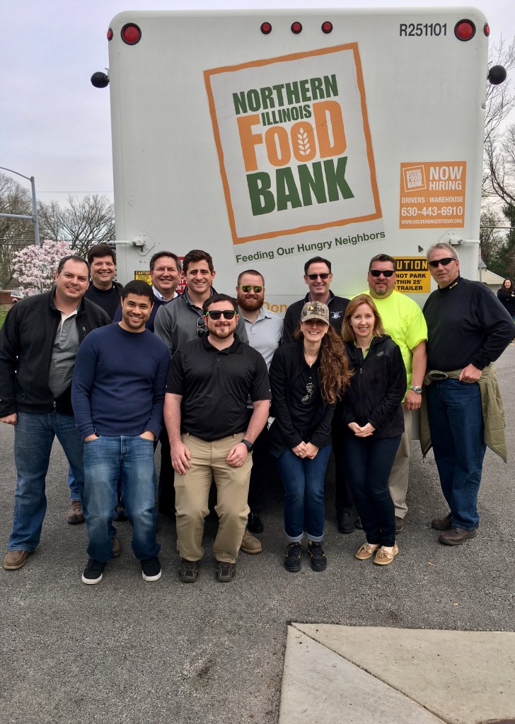 Peakgiving Volunteers At Northern Illinois Food Bank Mobile Pantry